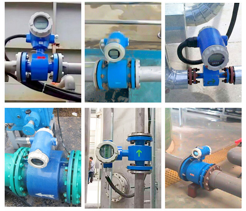 潛水型電磁流量計(jì)現(xiàn)場(chǎng)安裝使用圖